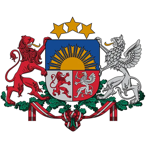 Quốc huy Latvia – Coat of Arms of Latvia